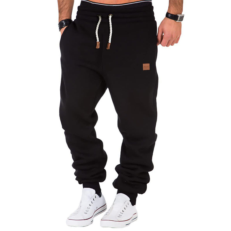Relaxed Fit Jogging Pants with Adjustable Waist