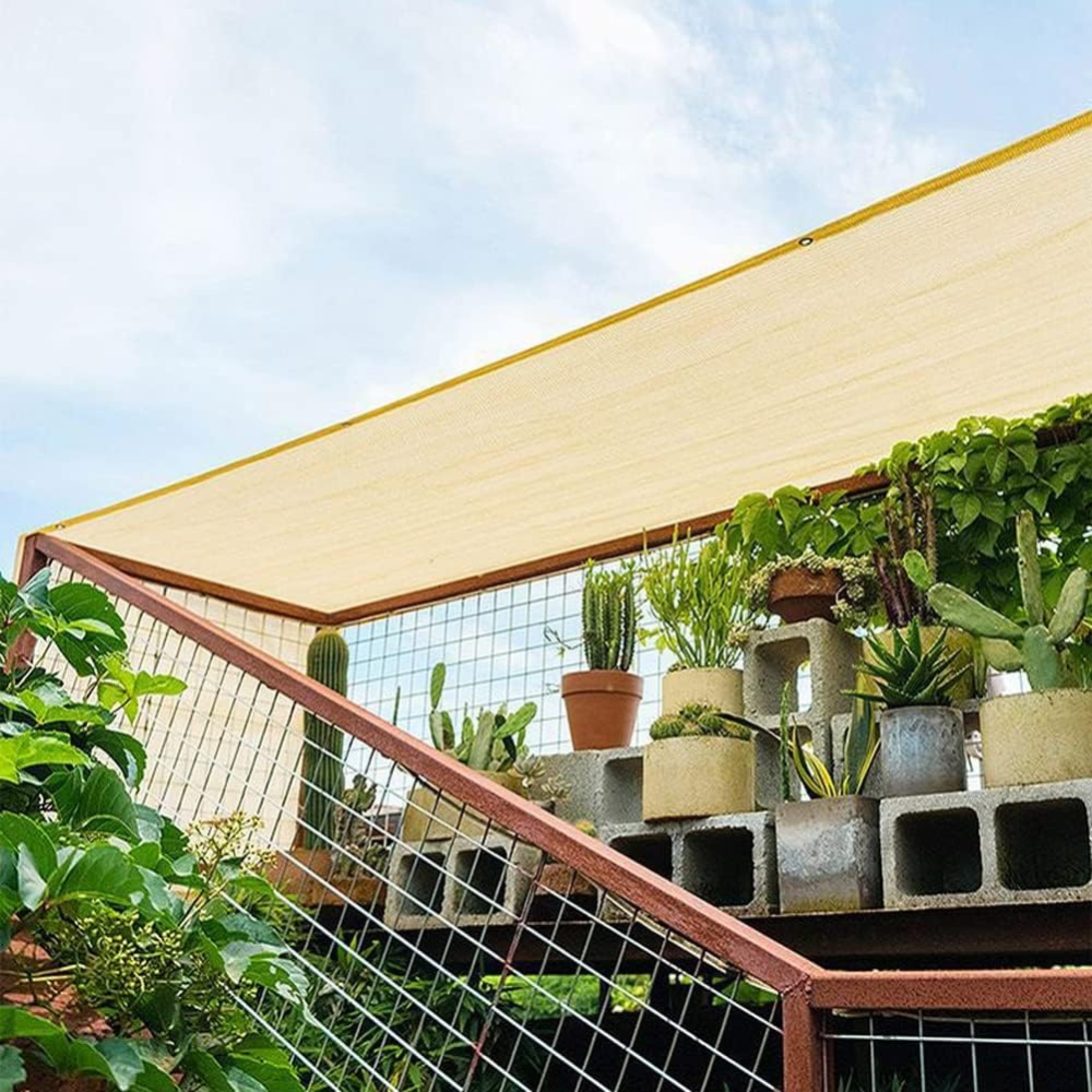 Elegant UV-Blocking Sunshade Sail for Terrace and Garden