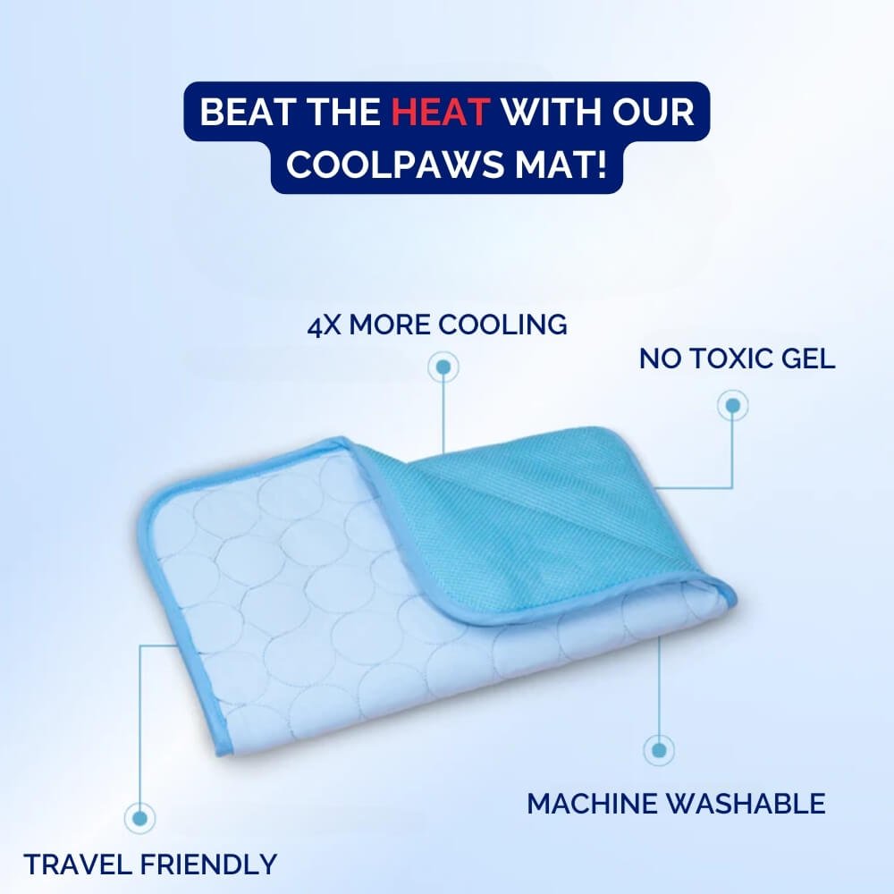 Dog Cooling Mat for Instant Relief - Lightweight & Easy to Clean