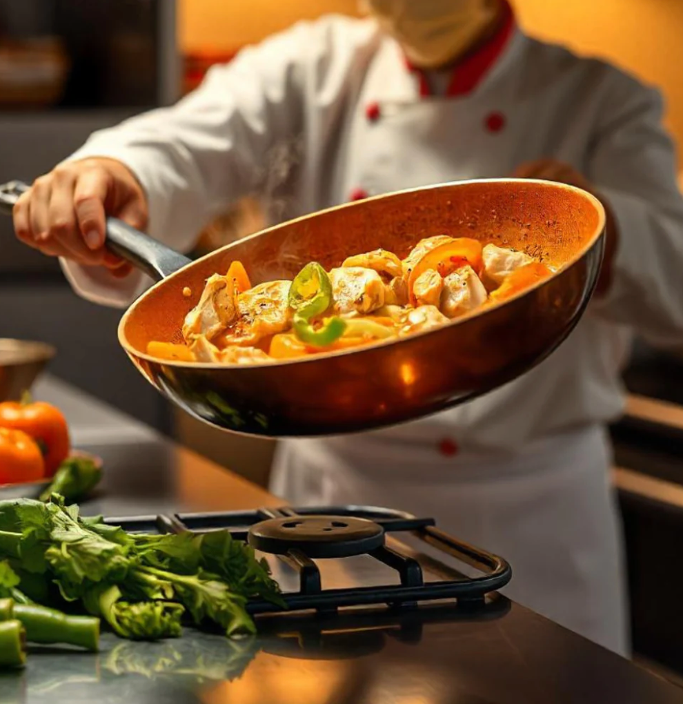 Deluxe Non-Stick Copper Cooking Pan