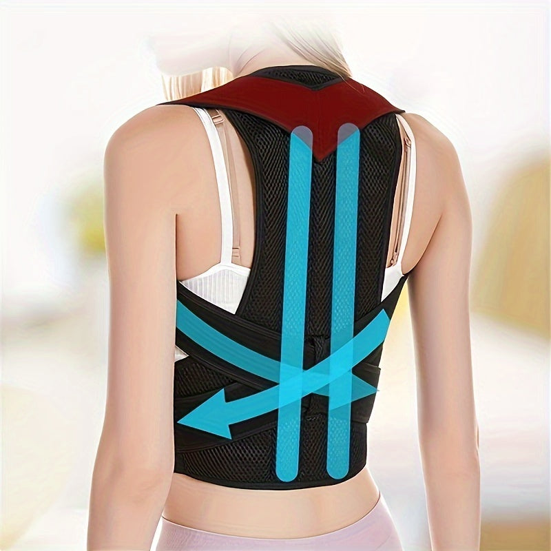 Lightweight Neoprene Back Brace for Natural Posture