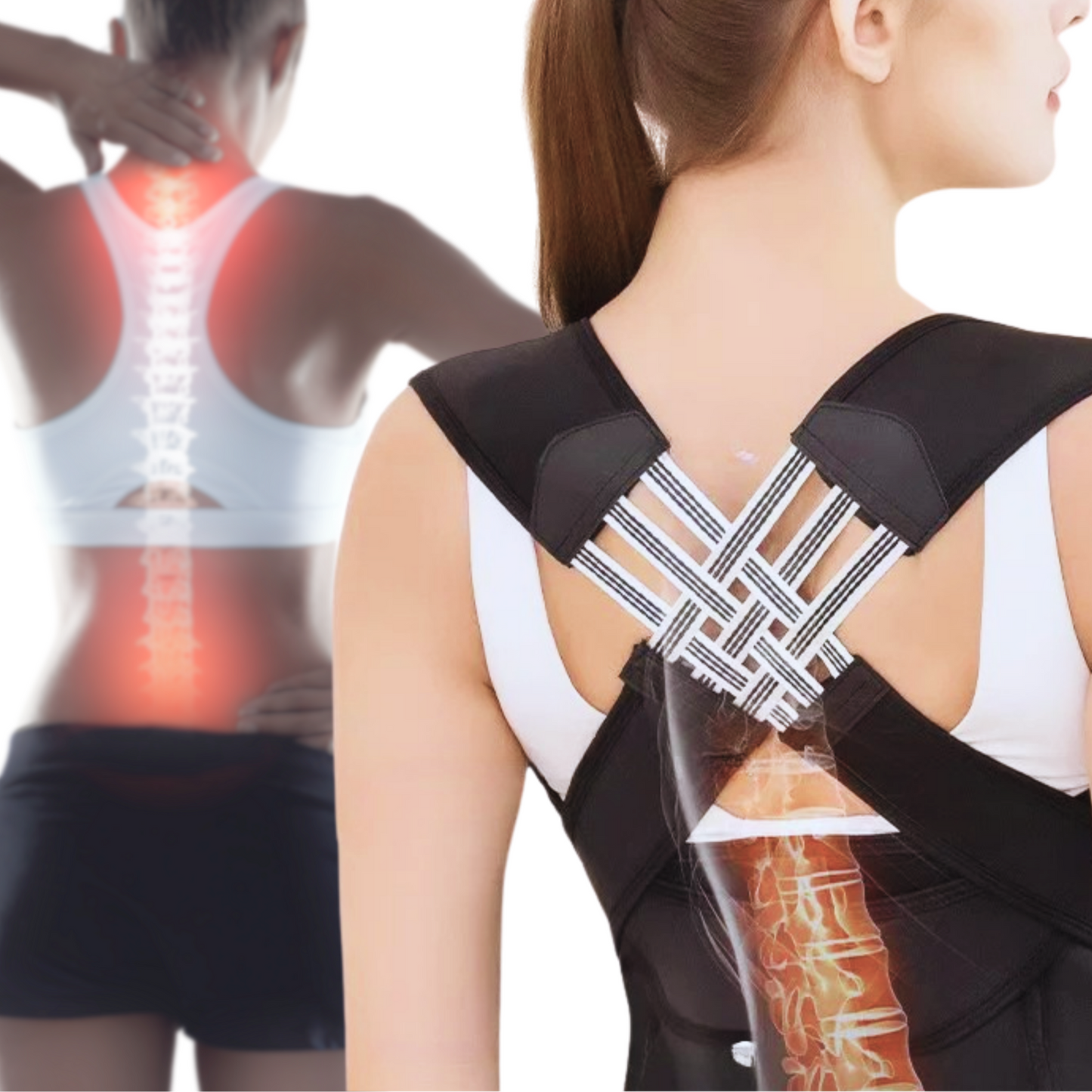 Ergonomic Adjustable Posture Support Brace