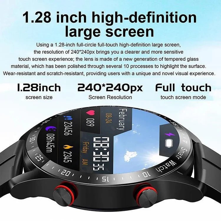 Intelligent Health Monitoring Smartwatch with Bluetooth Calling and Music