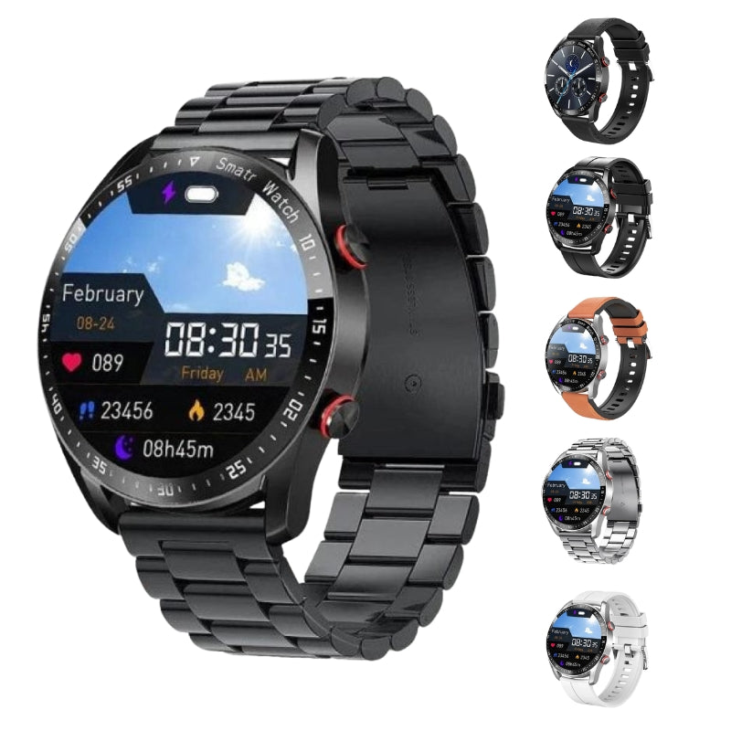 Intelligent Health Monitoring Smartwatch with Bluetooth Calling and Music