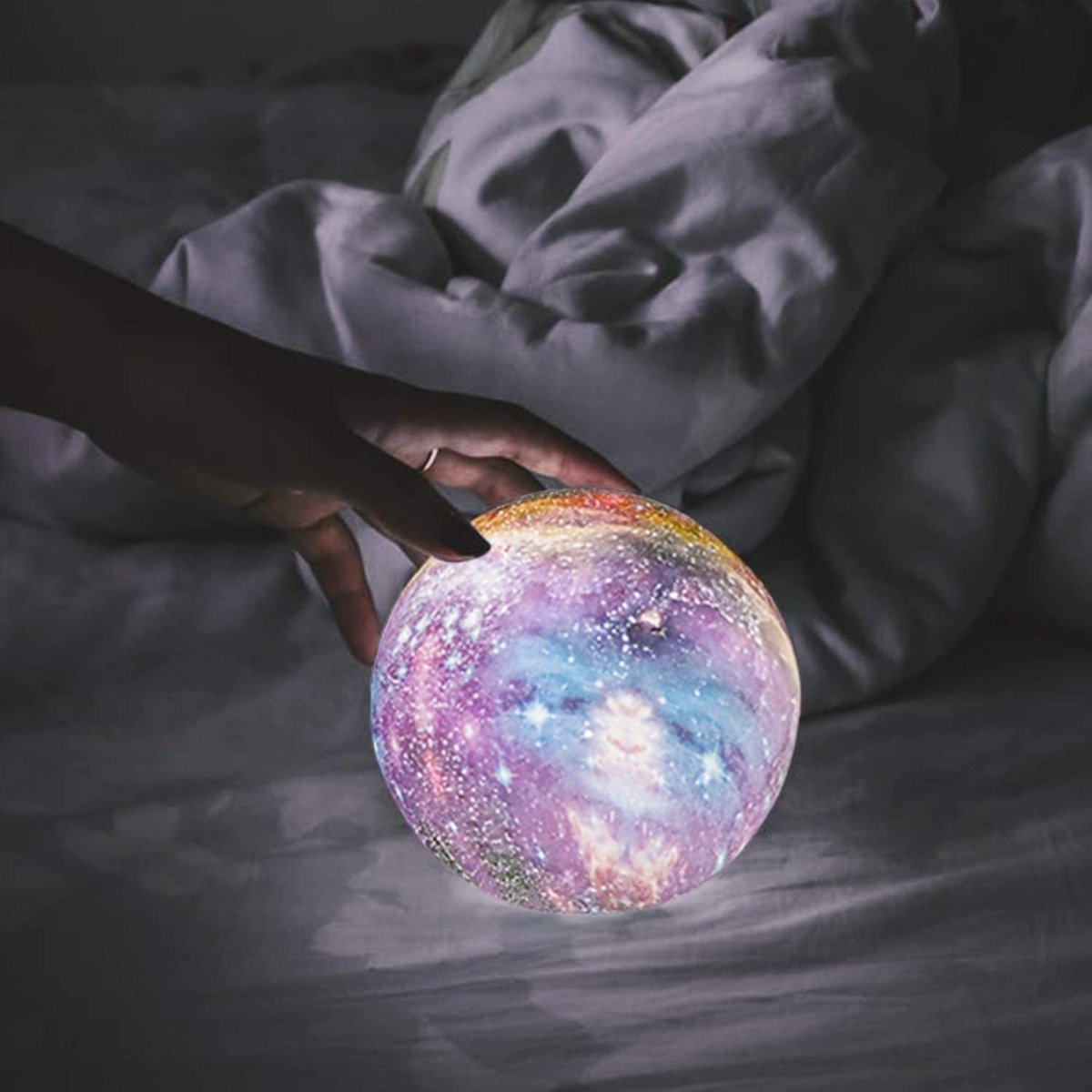 Multicolor 3D Moon Lamp with Remote Control