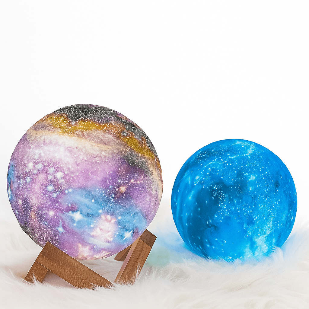 Multicolor 3D Moon Lamp with Remote Control