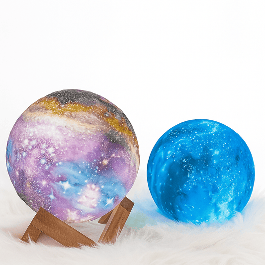 Multicolor 3D Moon Lamp with Remote Control