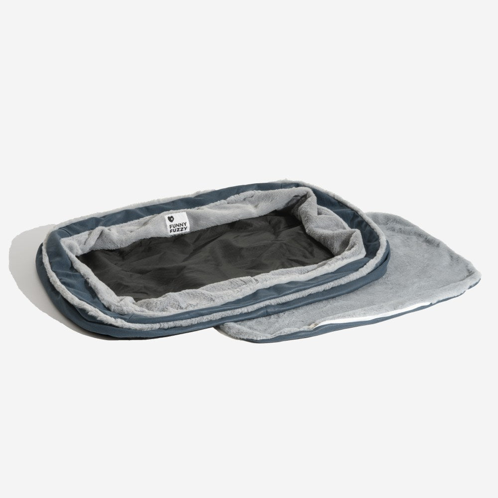 Large Orthopedic Dog Bed Replacement Cover - Plush Polyester