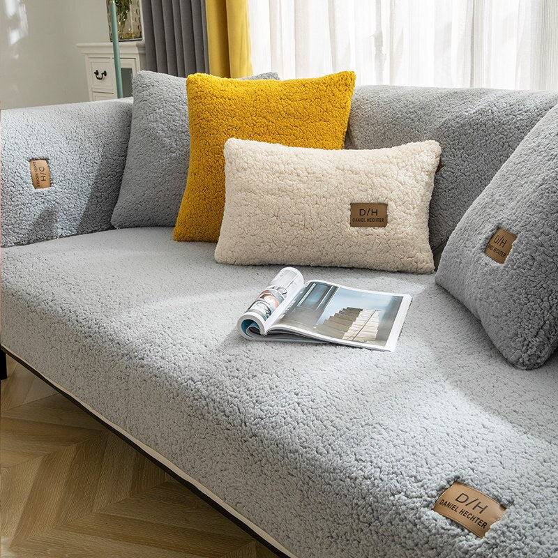 Soft Polyester Sofa Cover for Trendy Style and Comfort