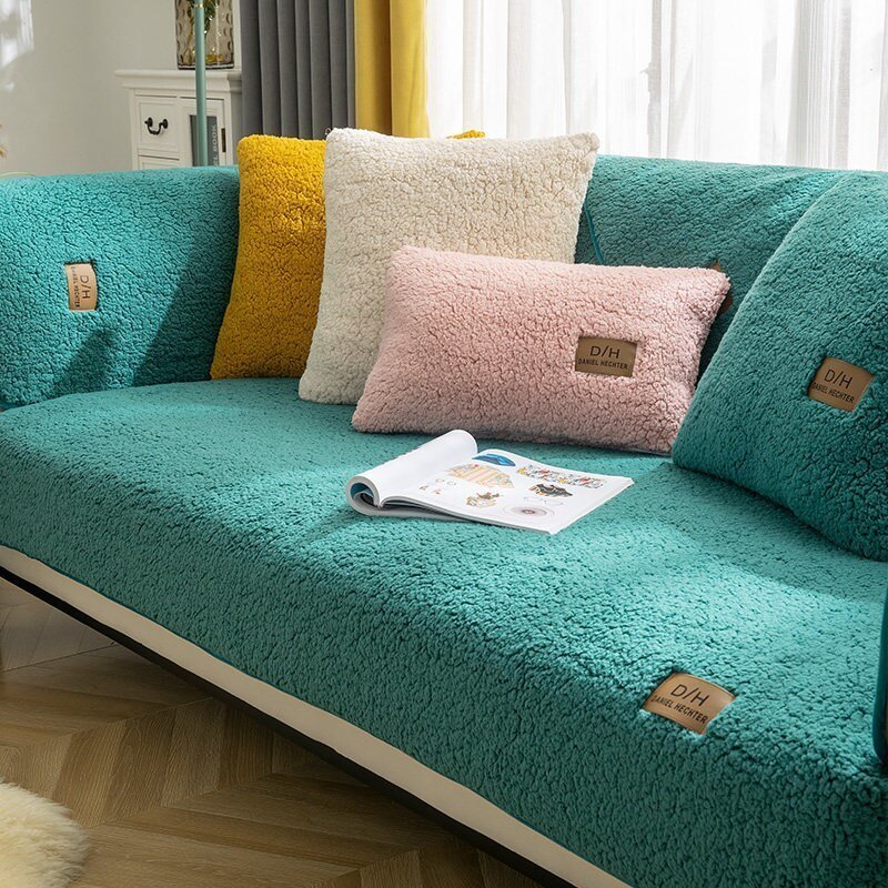 Soft Polyester Sofa Cover for Trendy Style and Comfort