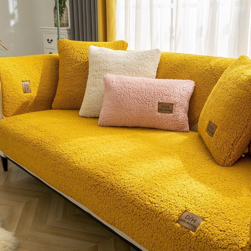 Soft Polyester Sofa Cover for Trendy Style and Comfort
