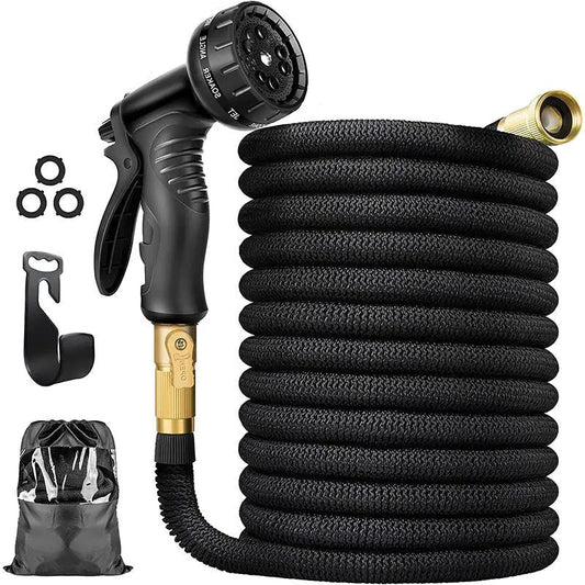 100FT Lightweight Expandable Garden Hose with 8 Spray Modes