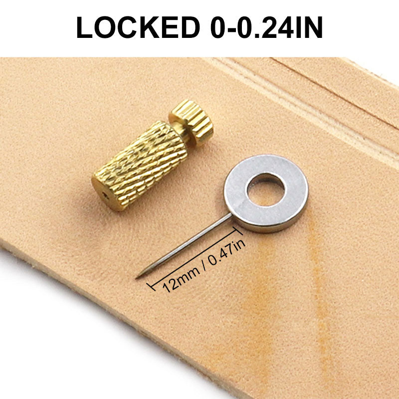 Leather Positioning Needle Set for Precise Sewing and Hand Protection