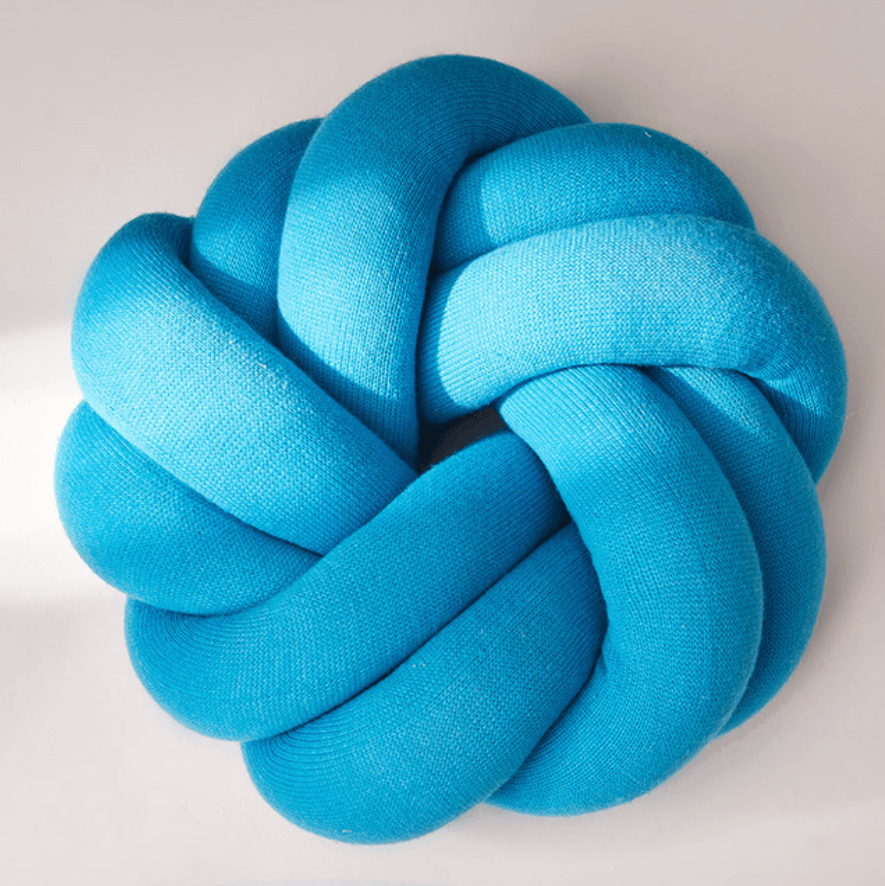 Cotton Knot Ball Pillow - Handmade Decorative Throw Pillow