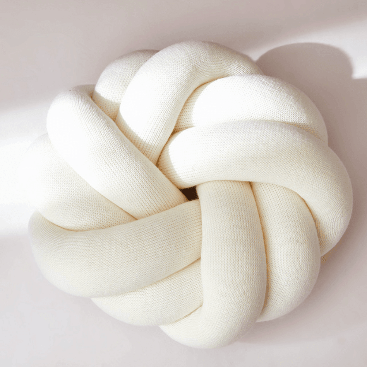 Cotton Knot Ball Pillow - Handmade Decorative Throw Pillow