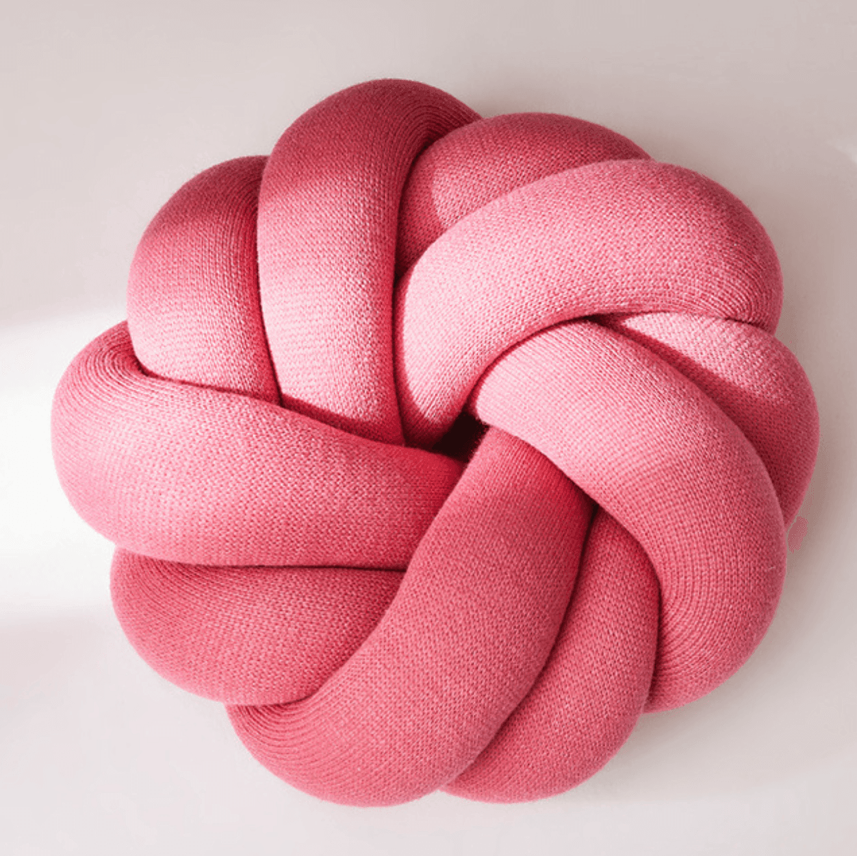 Cotton Knot Ball Pillow - Handmade Decorative Cushion