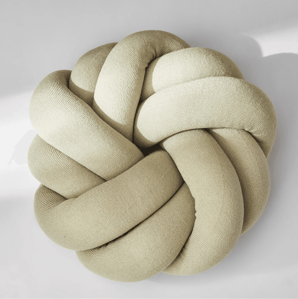Cotton Knot Ball Pillow - Handmade Decorative Cushion
