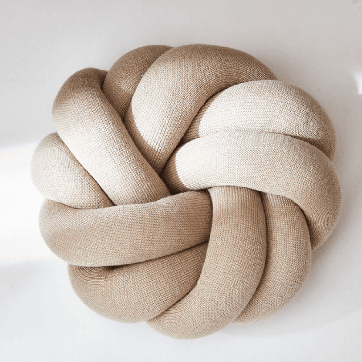 Cotton Knot Ball Pillow - Handmade Decorative Throw Pillow