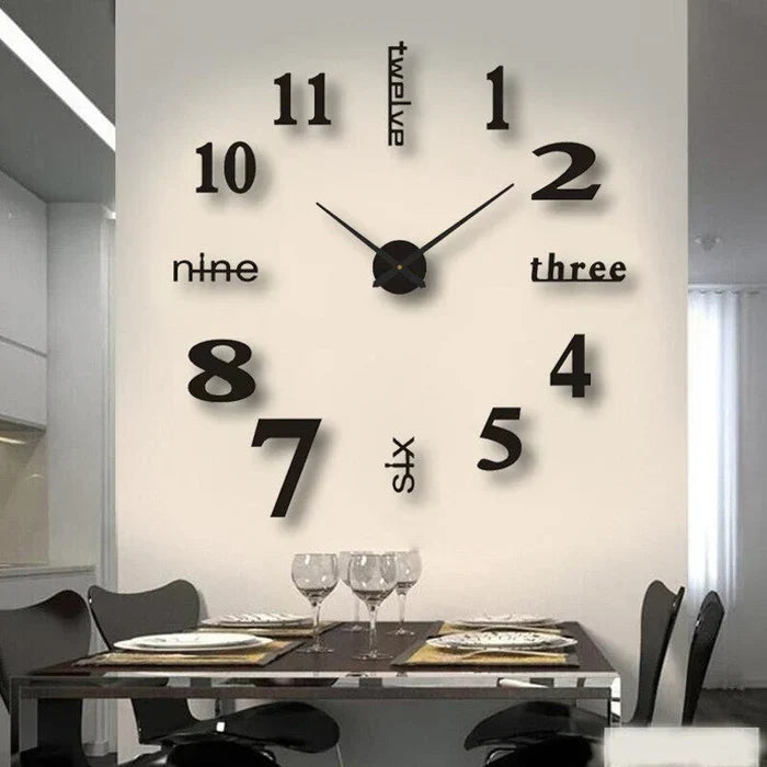 Creative DIY Wall Clock - Unique Modern Design