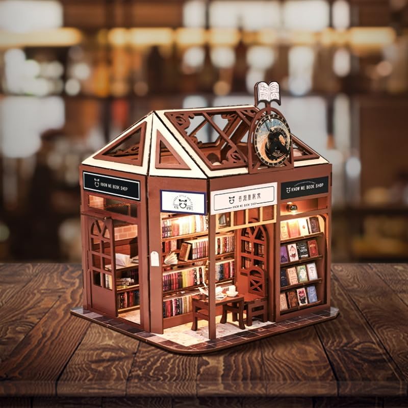 Miniature DIY Bookstore Building Kit