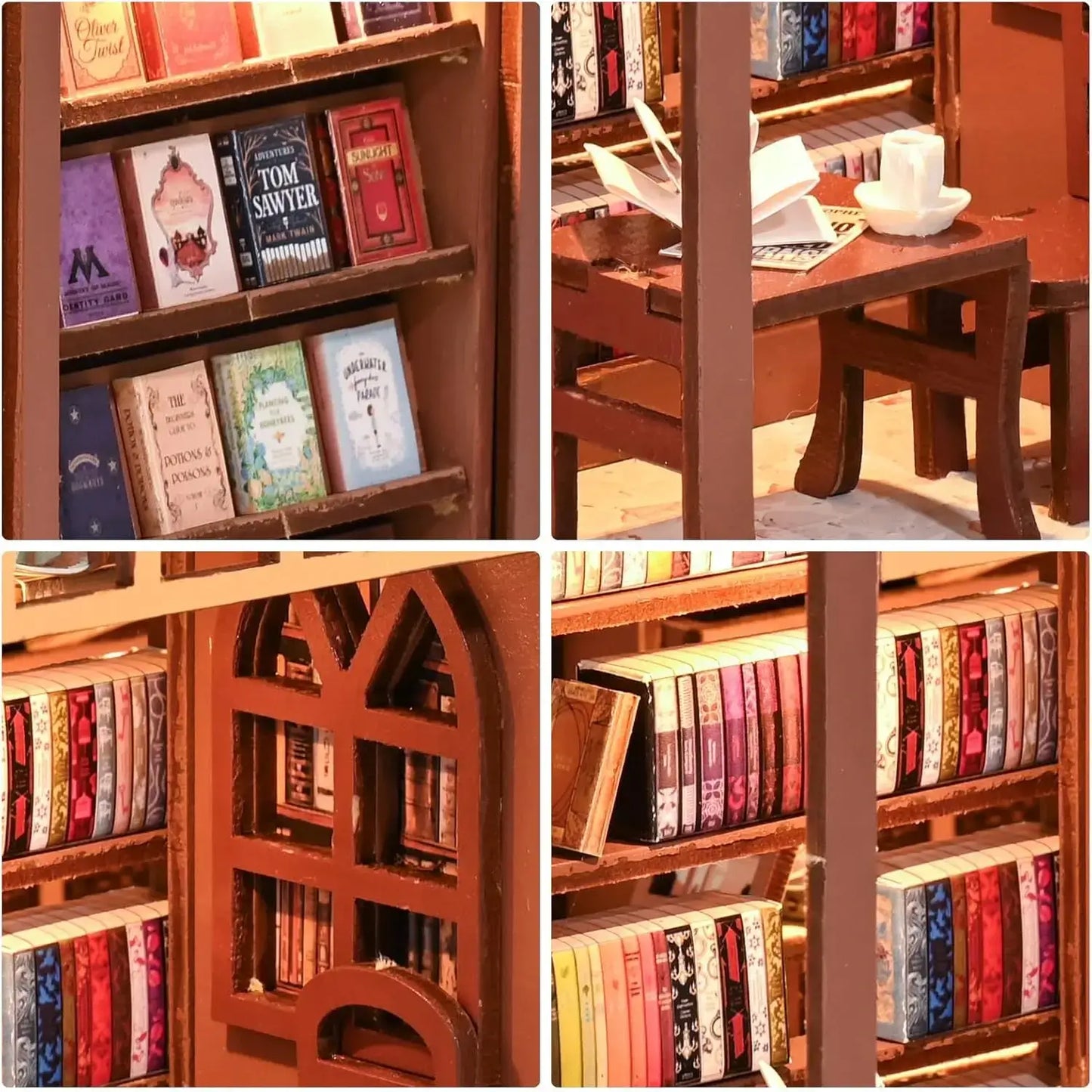 Miniature DIY Bookstore Building Kit