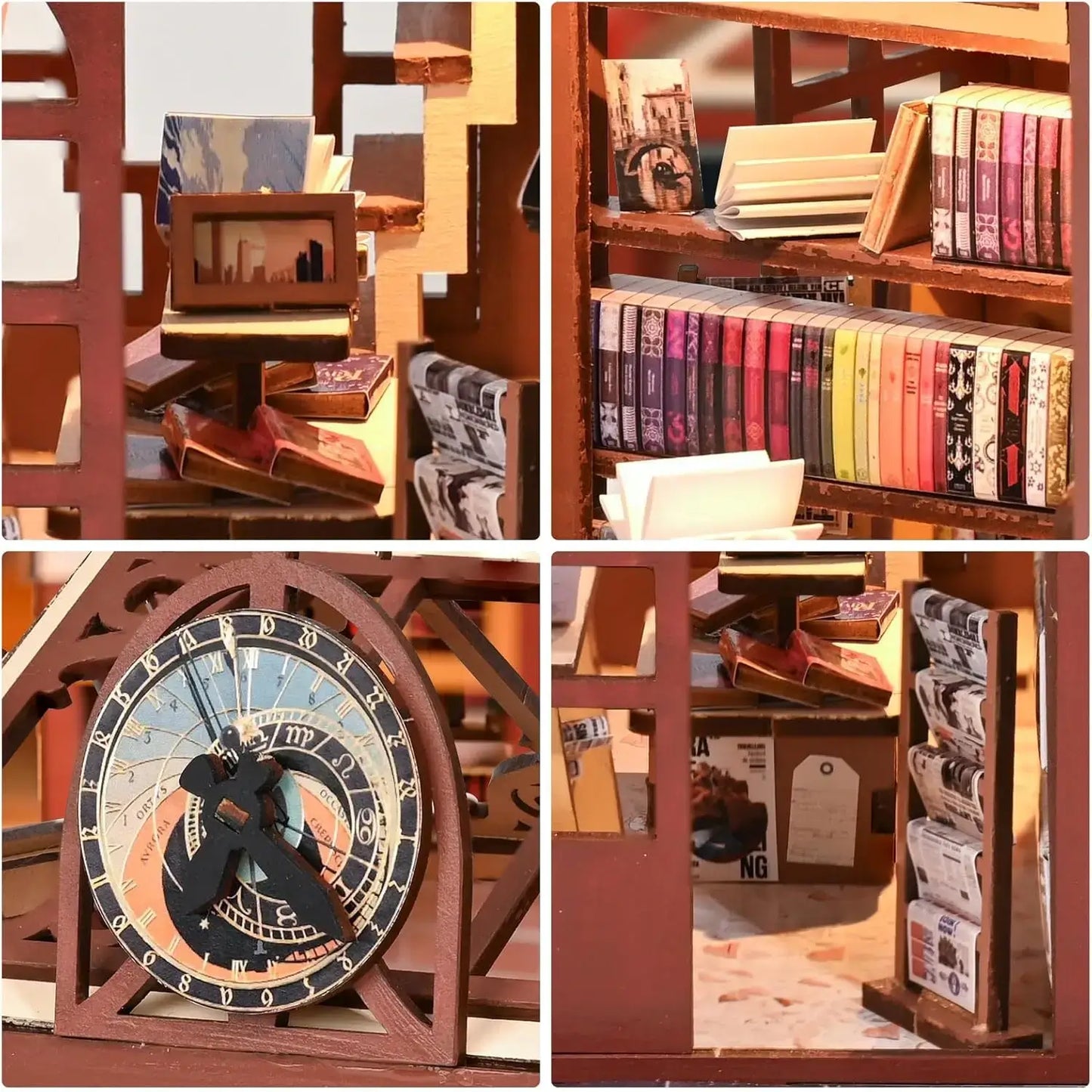Miniature DIY Bookstore Building Kit