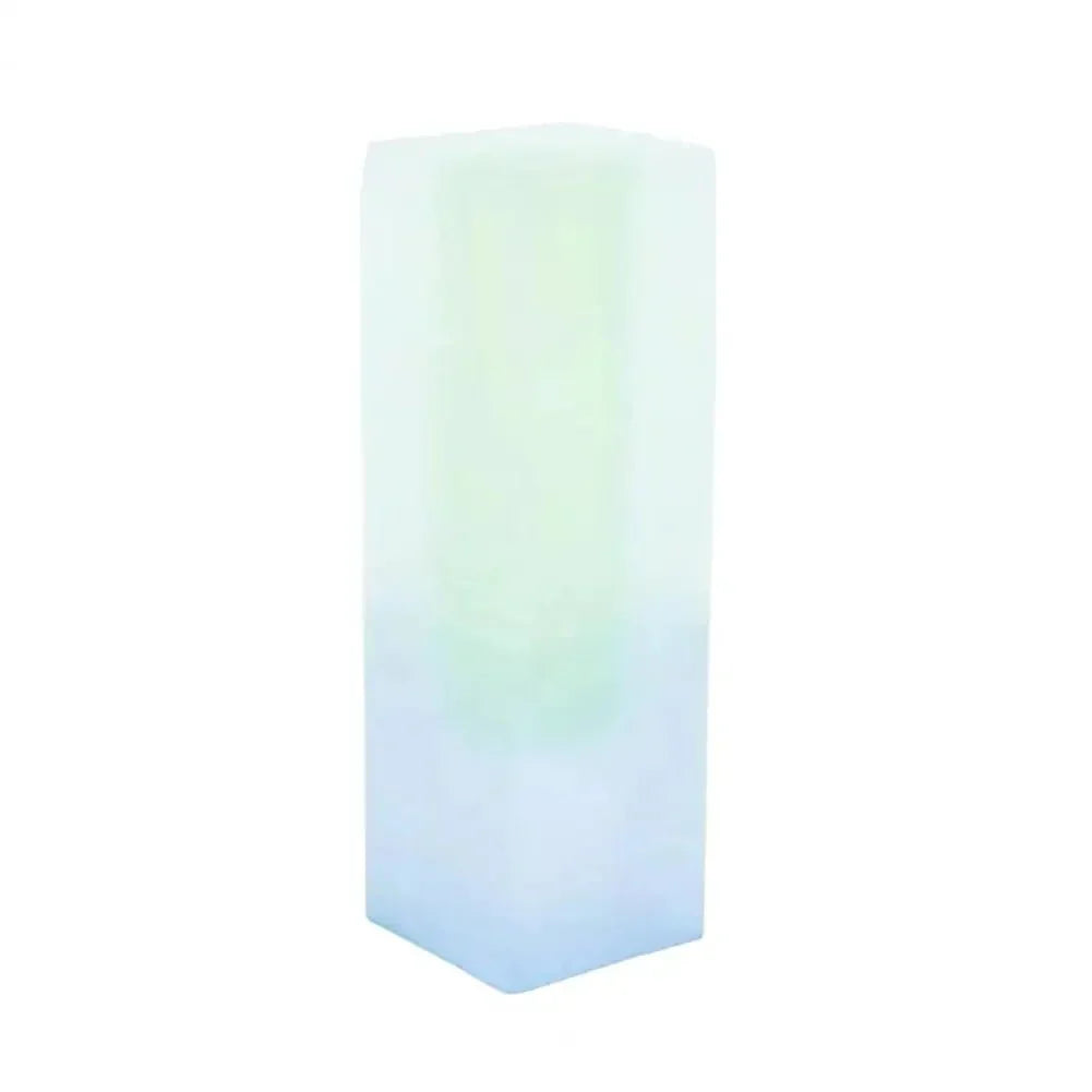 Modern Acrylic Square Vase with Crystal Effect Finish