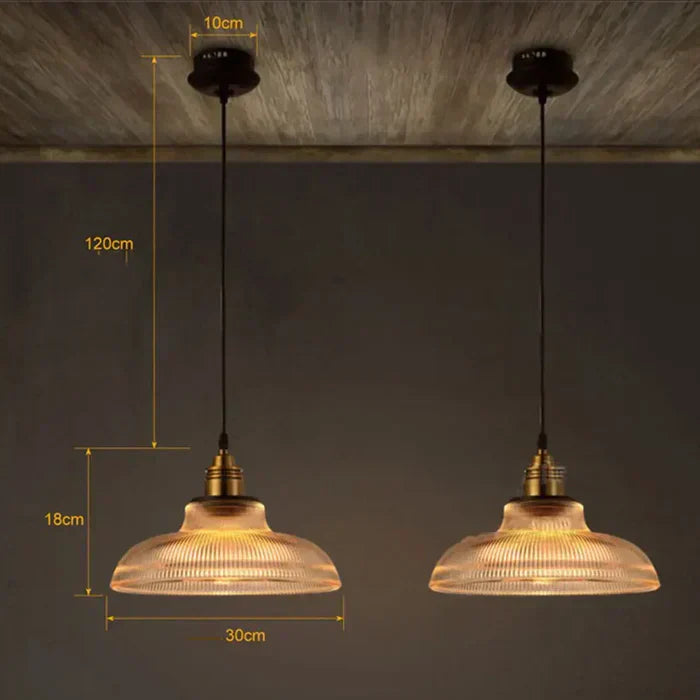 Glass Pendant Light with Elegant Design