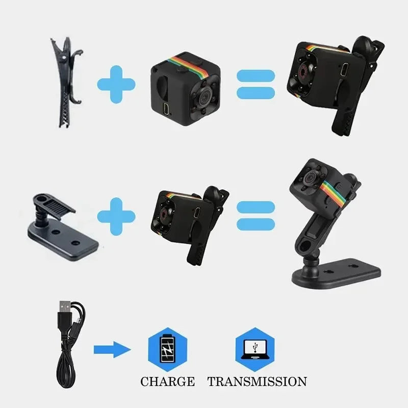 Compact HD Indoor Camera with Audio for Creative Recording