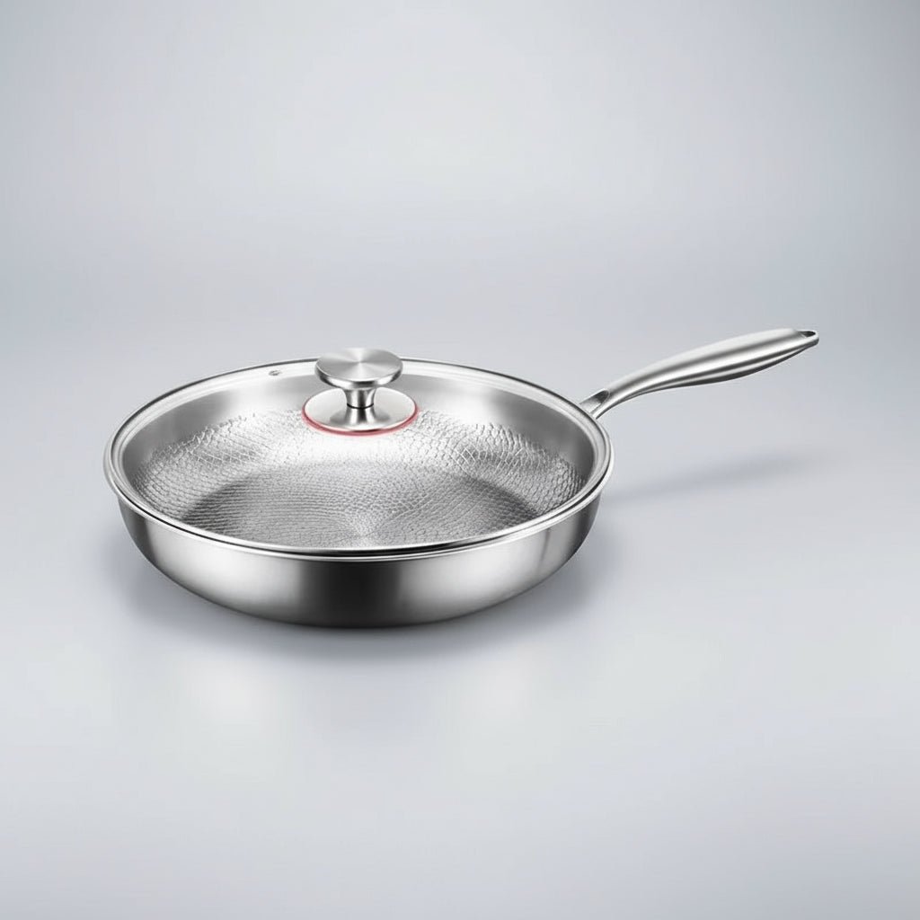 Hand-Hammered Non-Stick Induction Pan