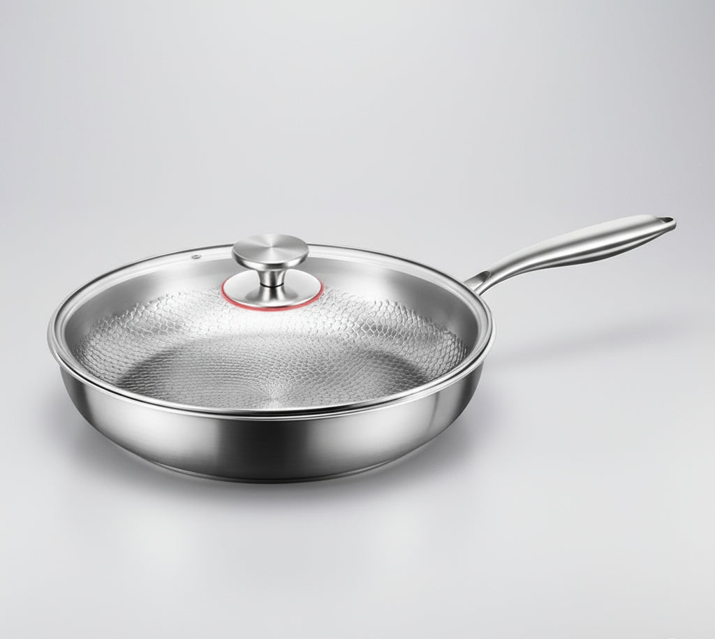 Hand-Hammered Non-Stick Induction Pan