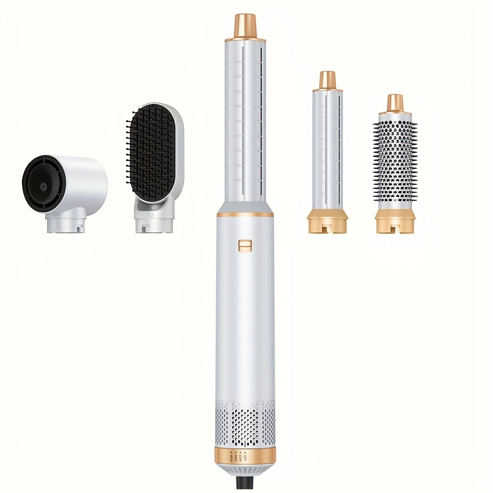 5-in-1 Hair Dryer and Multistyler with US Plug and Nozzle