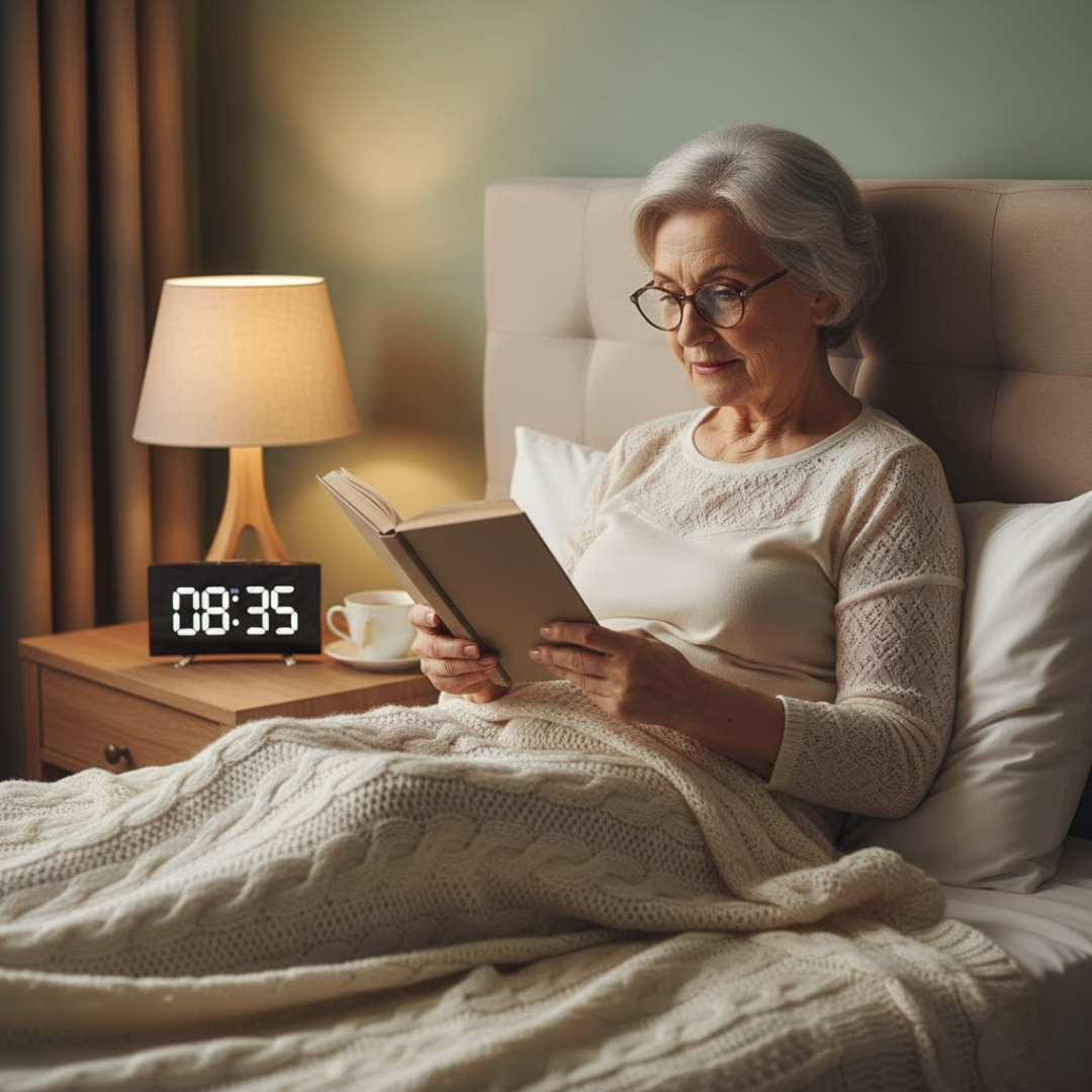 Curved LED Digital Alarm Clock with Automatic Light