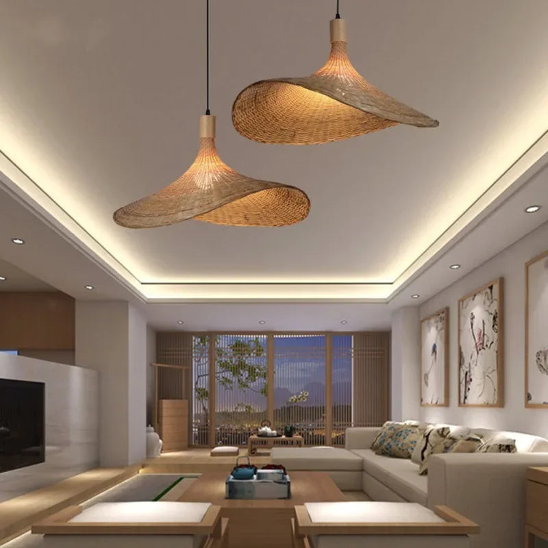 Curved Modern Ceiling Lamp with Cozy Lighting