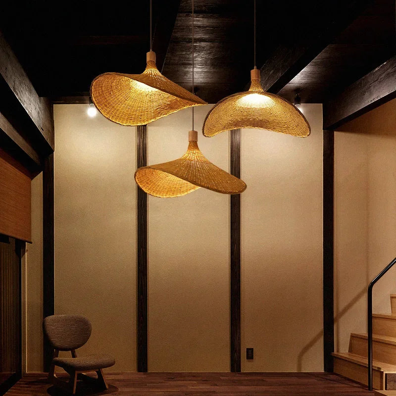 Curved Modern Ceiling Lamp with Cozy Lighting