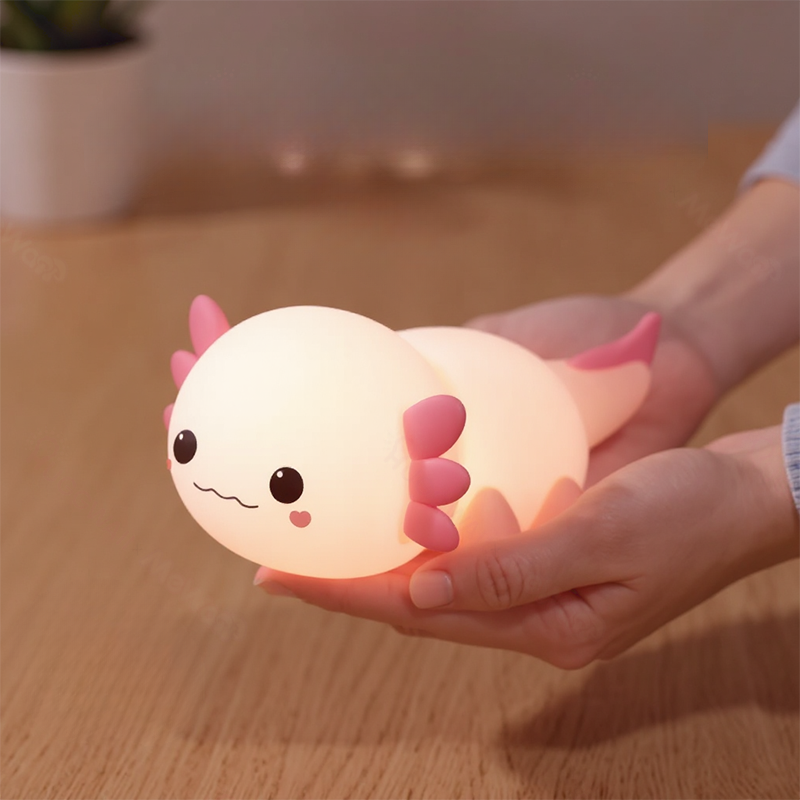 LED Silicone Animal Night Light Lamp with Touch Controls