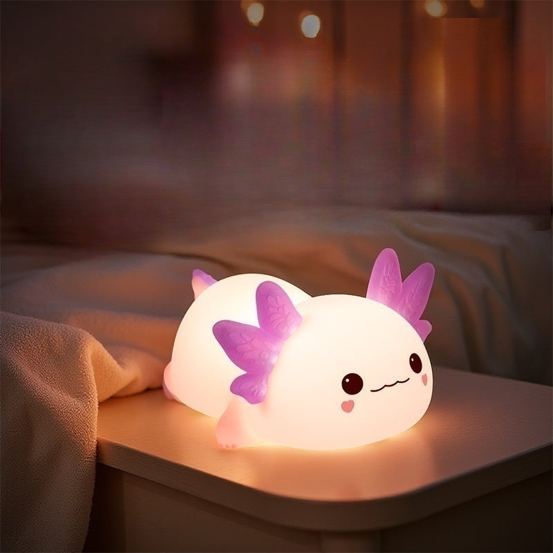 LED Silicone Animal Night Light Lamp with Touch Controls