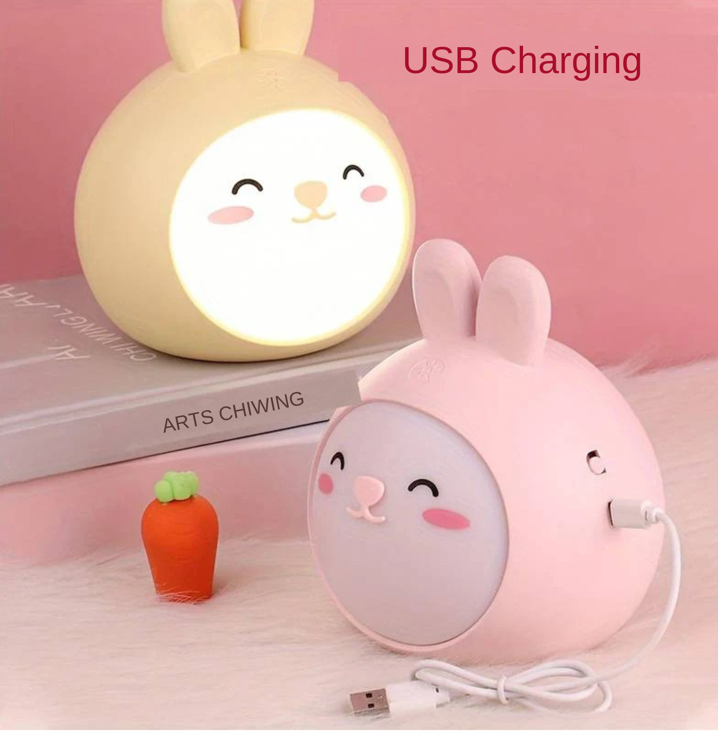 Portable LED Night Light for Kids - CuddlePaw Design
