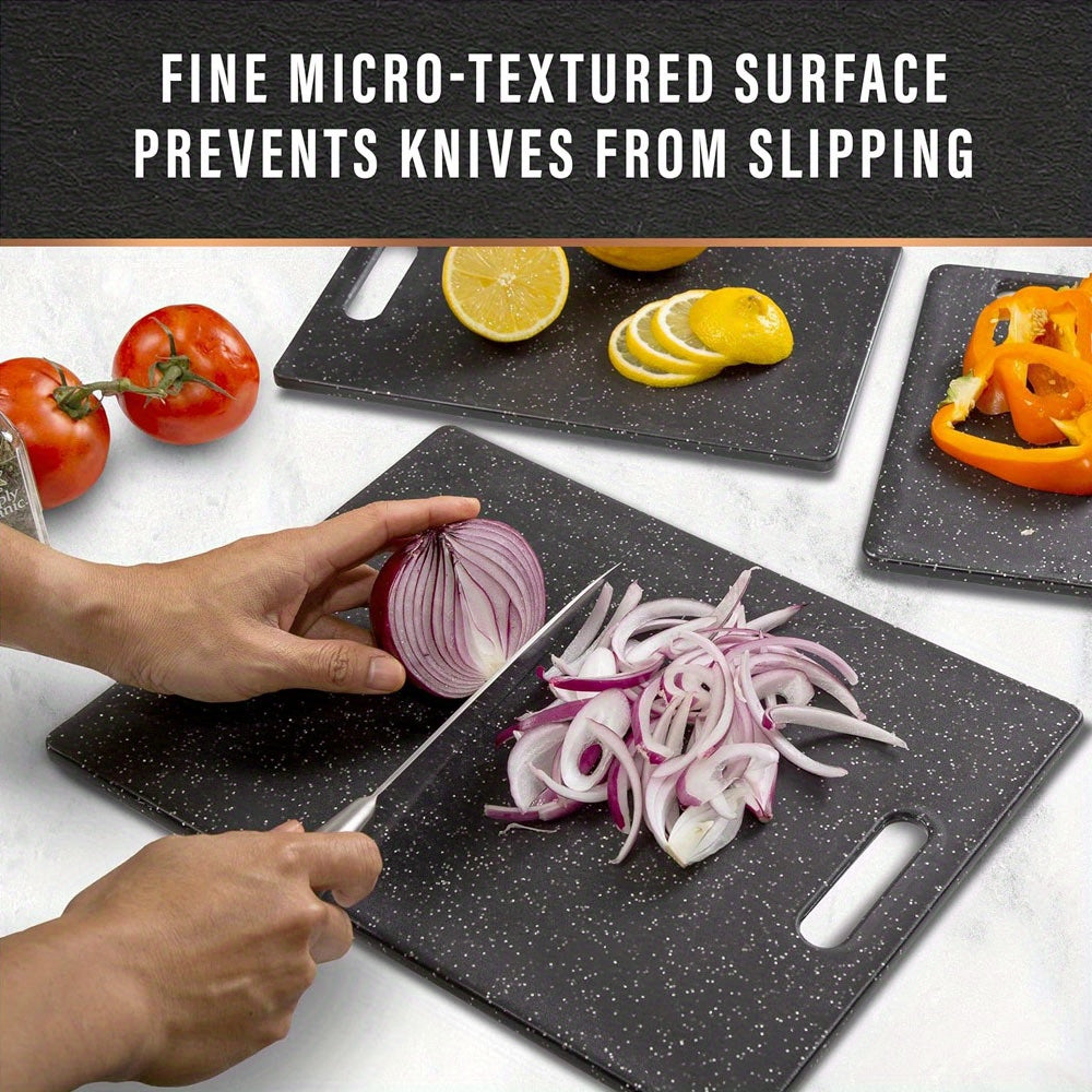 Food-Grade Plastic Cutting Board Set for Safe and Hygienic Meal Prep