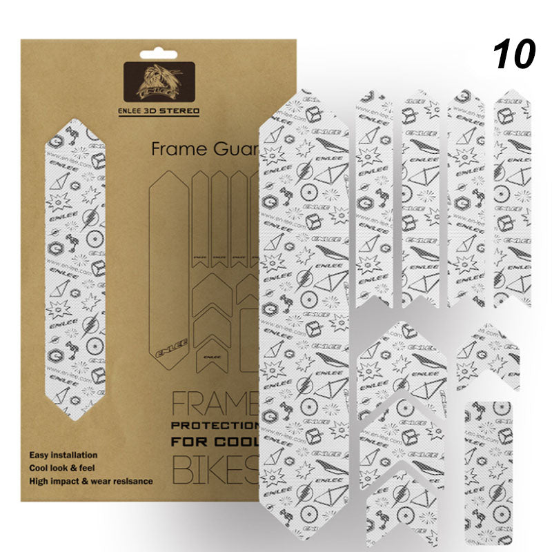 Impact-Resistant MTB Frame Protection Stickers – Scratch-Free & UV-Resistant
