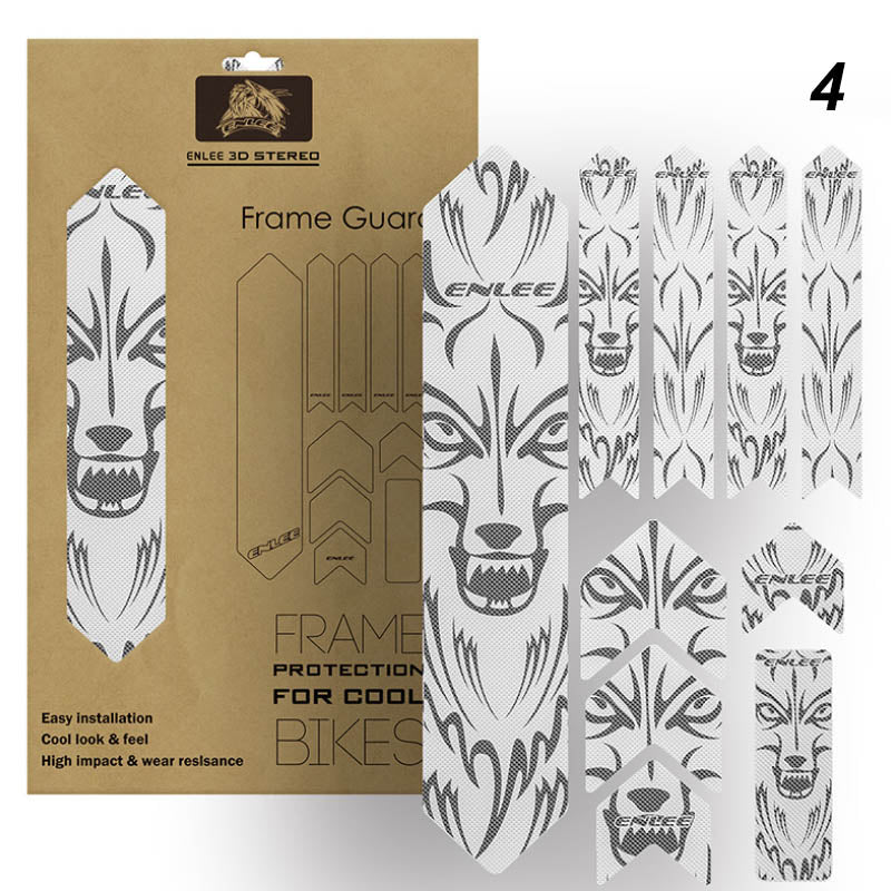 Impact-Resistant MTB Frame Protection Stickers – Scratch-Free & UV-Resistant