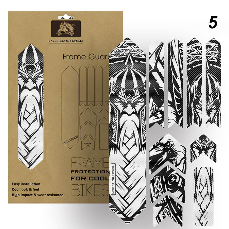 Impact-Resistant MTB Frame Protection Stickers – Scratch-Free & UV-Resistant