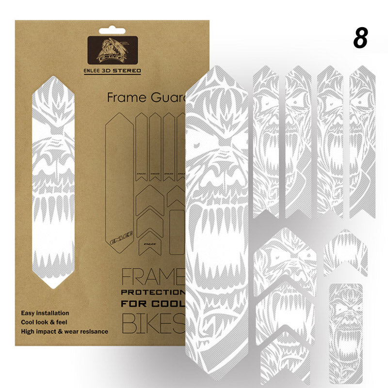 Impact-Resistant MTB Frame Protection Stickers – Scratch-Free & UV-Resistant