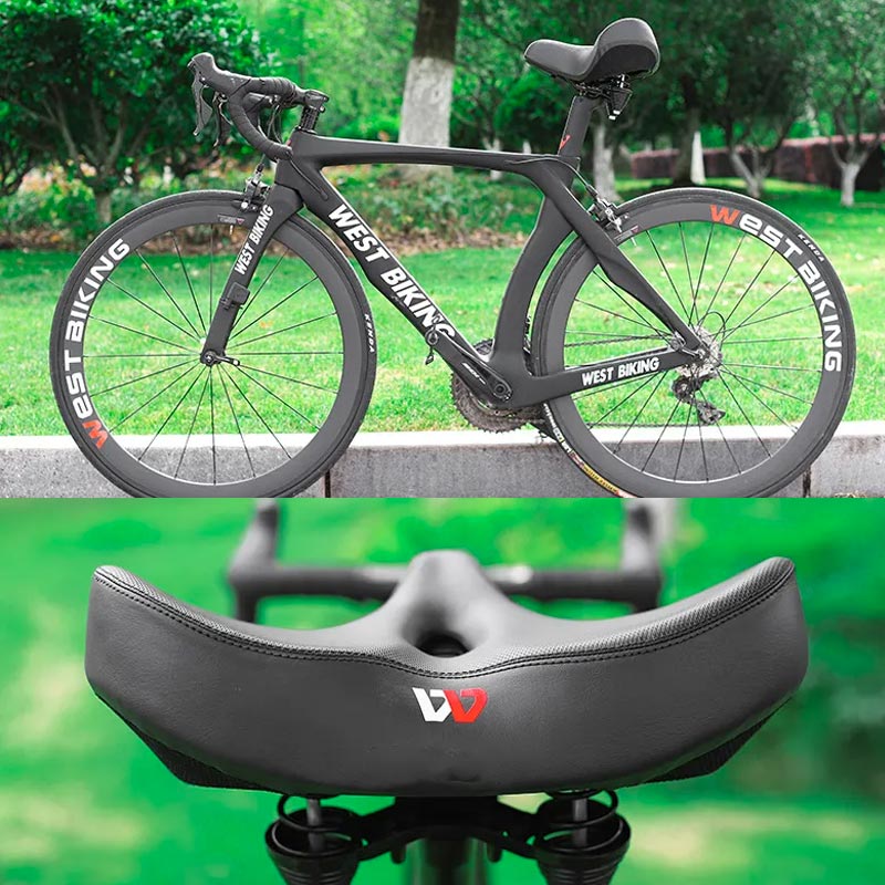 Ergonomic Bike Seat with Soft Padding for Comfort