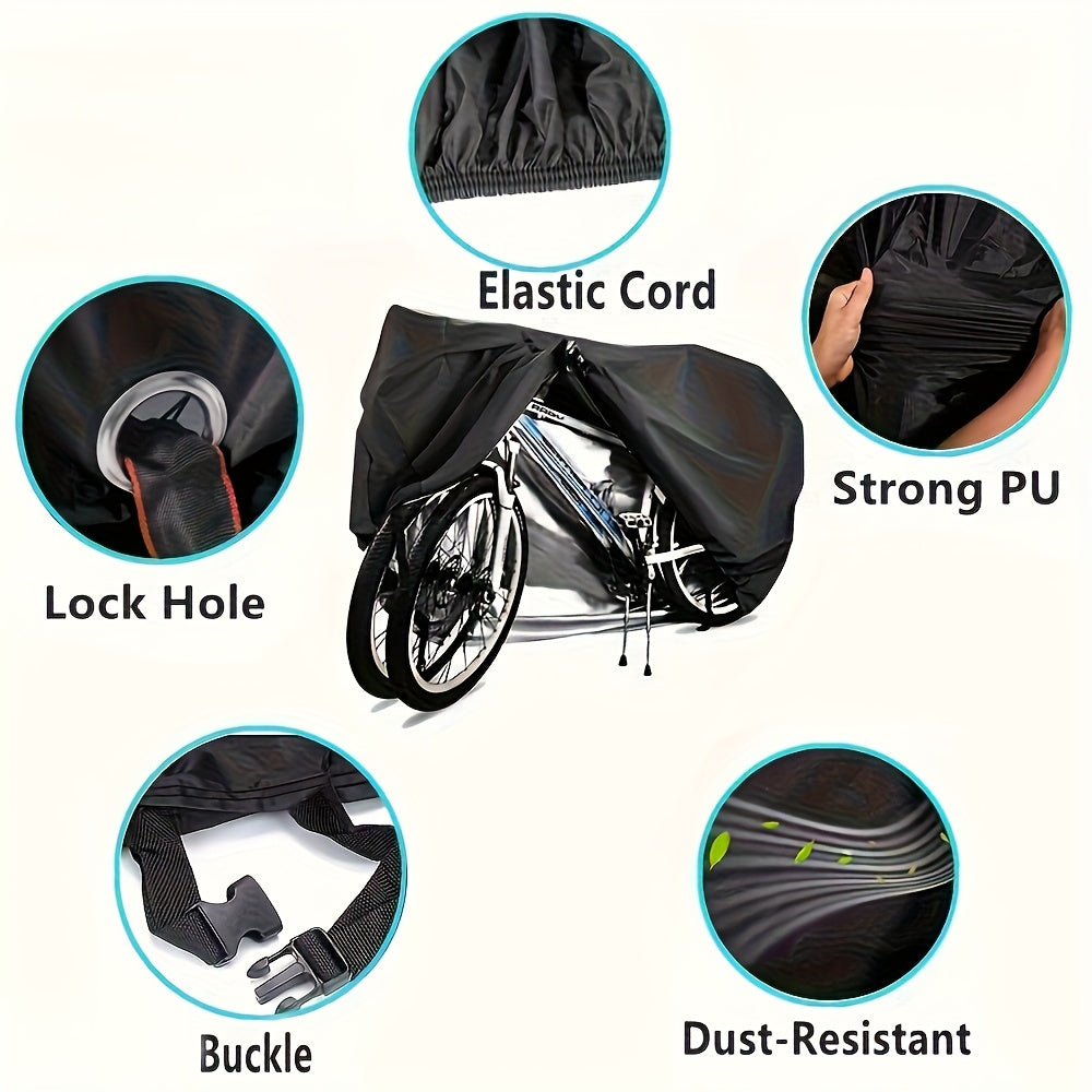 Extra Large Bicycle Cover for 2-3 Bikes, Durable Polyester