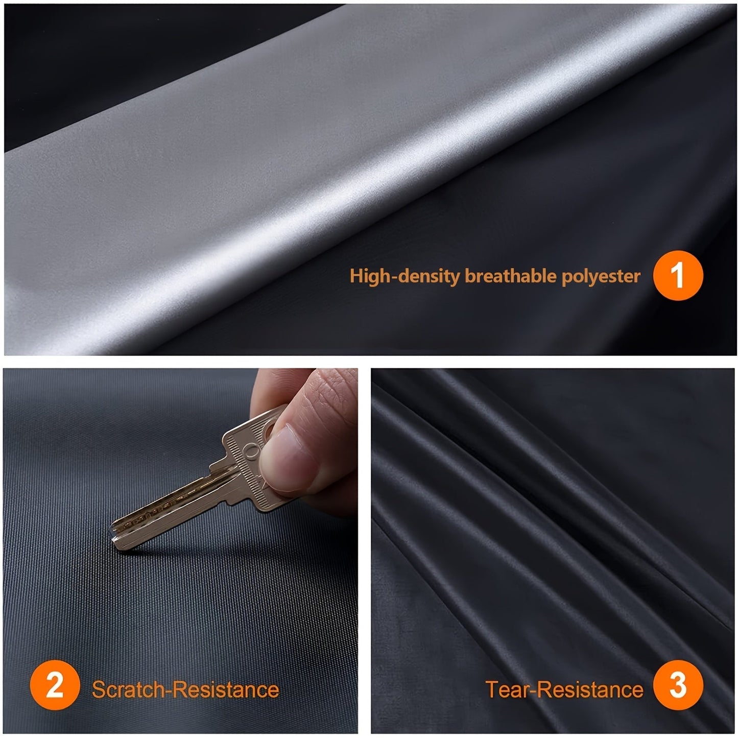 Extra Large Bicycle Cover for 2-3 Bikes, Durable Polyester