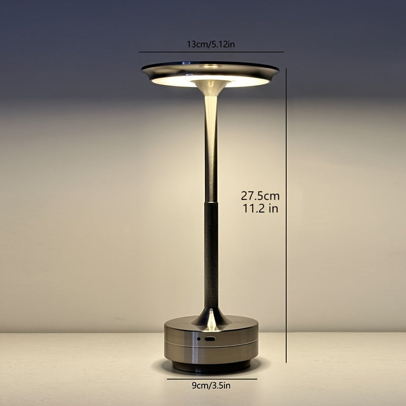 Modern USB Rechargeable LED Table Lamp with Touch Control