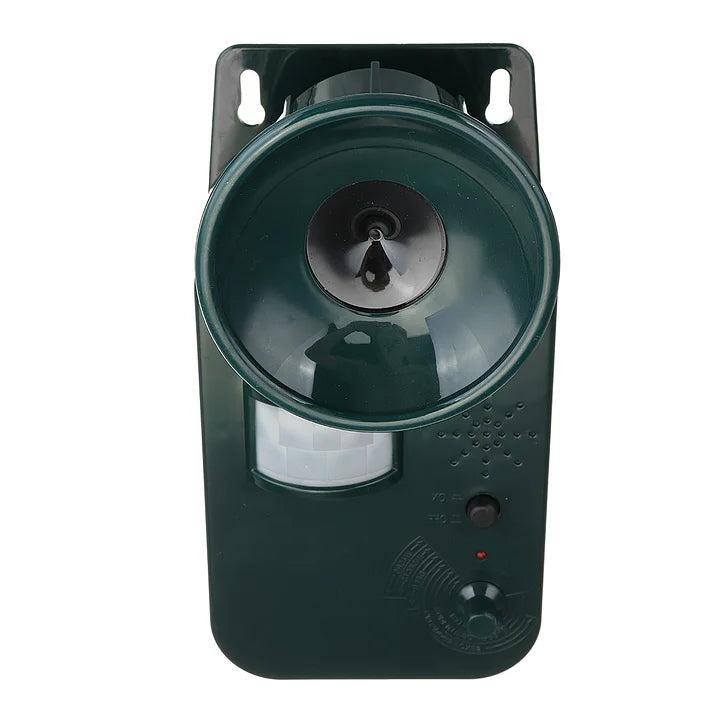9V DC Ultrasonic Cordless Pest Repeller for Outdoor Use, 5000ft Range