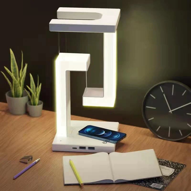 Wireless Charger with LED Glow - Fast Charging Qi-Compatible Device