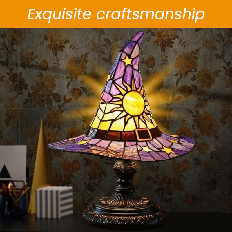 Witch Hat LED Night Light with Warm Glow
